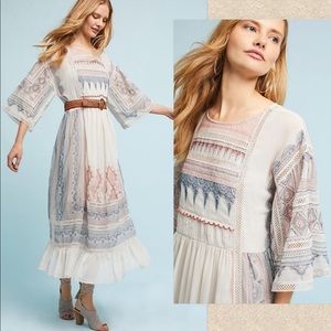 Maeve Toronto Anthropologie Maxi Dress Sz XS